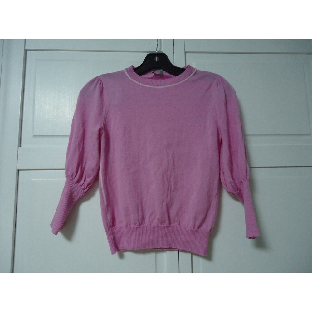 Marella Sport Bubblegum Pink 100% Wool Lightweight Sweater - Women’s Size Small